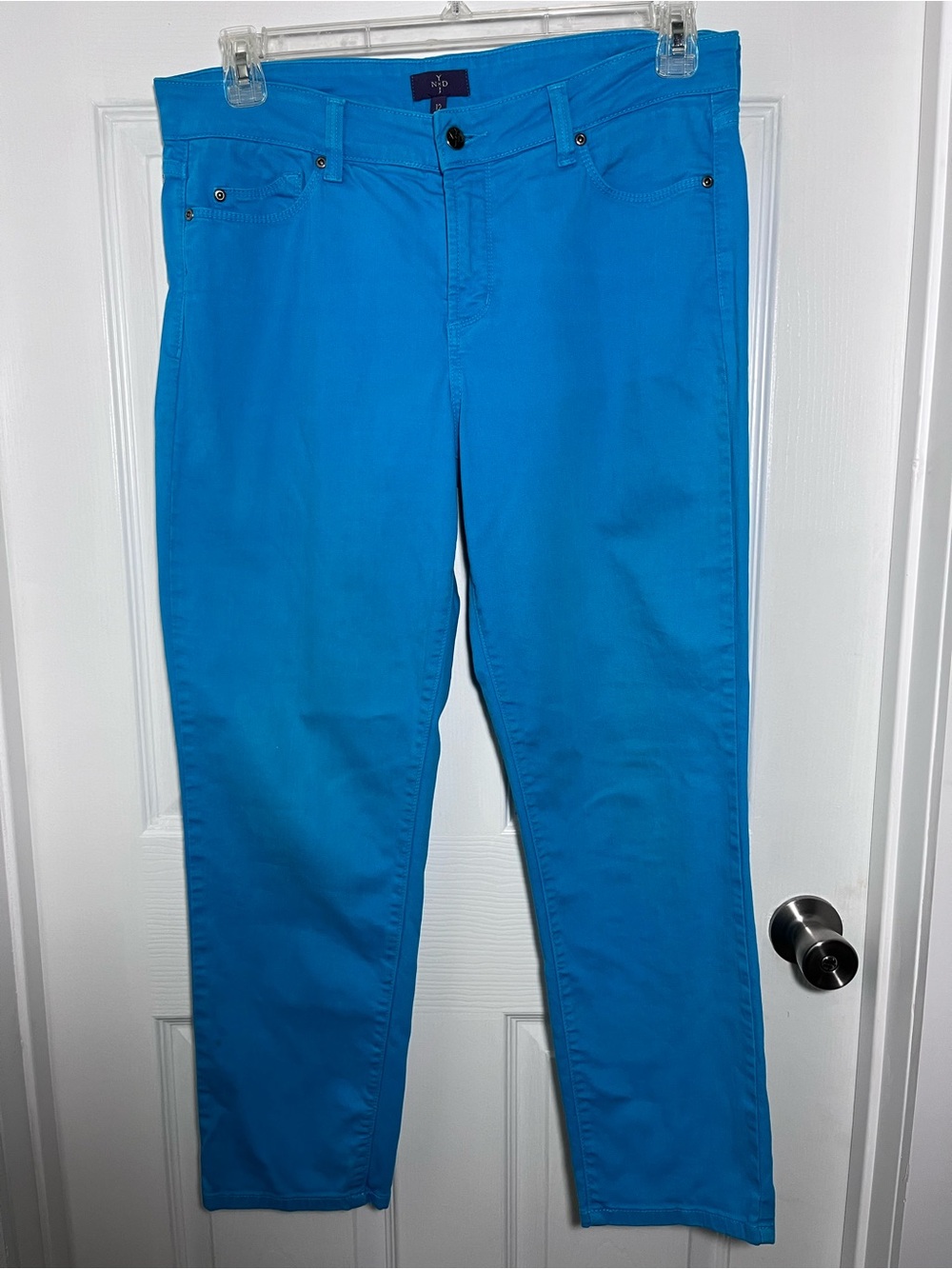 NYDJ Bright Blue Ankle Jeans